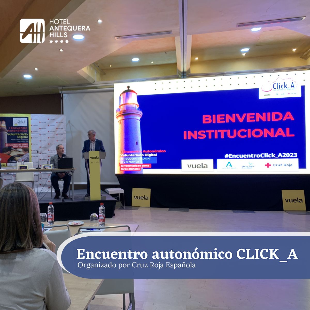 Pantalla LED de gran formato para evento institucional